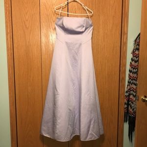 David’s Bridal Lavender Prom Dress